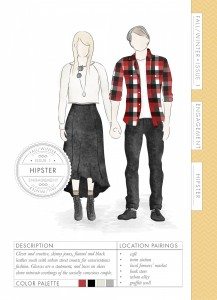Engagement photoshoot style guide for hipsters